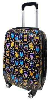 Чемодан Worldline Airtex 809/black_hibou разноцветный размер маленький S VAL-03130 фото