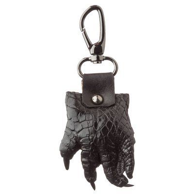Брелок сувенир лапа крокодила CROCODILE LEATHER 18591 из натуральной кожи крокодила Черный 18591 фото