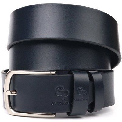 Excellent belt for men made of genuine leather Grande Pelle 21469 Blue 21469 фото
