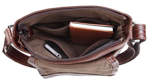 Stylish men's bag made of genuine leather 14119 11065 фото