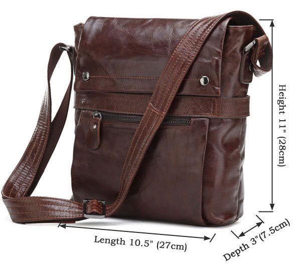Stylish men's bag made of genuine leather 14119 11065 фото