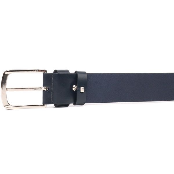 Excellent belt for men made of genuine leather Grande Pelle 21469 Blue 21469 фото