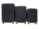 Suitcase Milano bag 004 Black Suitcase set 004/54/68 фото 1