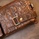 Banana belt under reptile skin unisex Vintage 20401 Brown 20401 фото 7