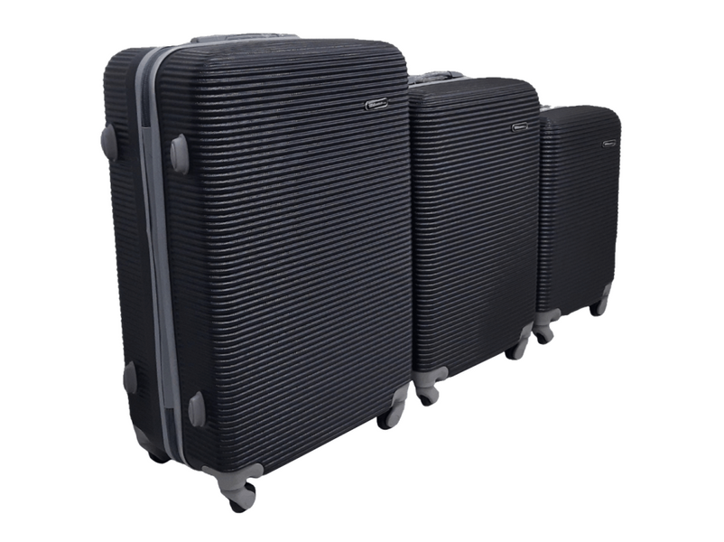 Suitcase Milano bag 004 Black Suitcase set 004/54/68 фото