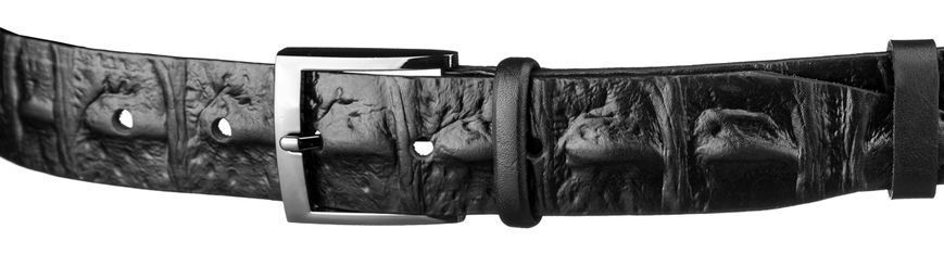 Men's belt SHVIGEL 15270 leather Black 15270 фото