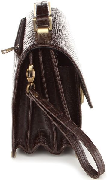 Purse SHVIGEL 00368 made of genuine leather Brown 00368 фото