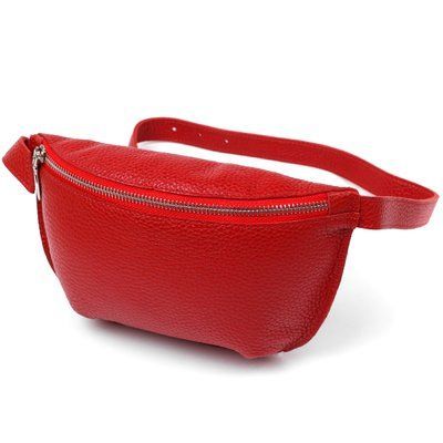 Женская кожаная сумка на пояс Shvigel 16372 Красный 16372 фото