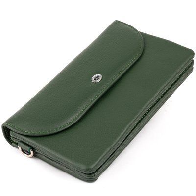 Клатч из кожи женский ST Leather 19320 Зеленый 19320 фото