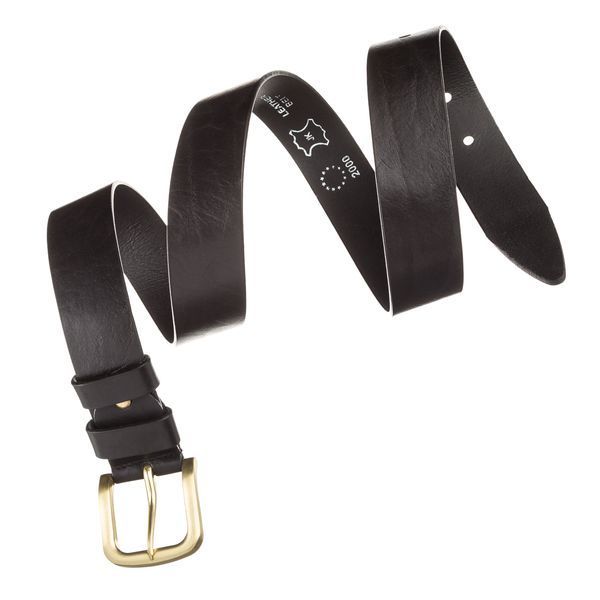 Men's belt SHVIGEL 15271 leather Black 15271 фото