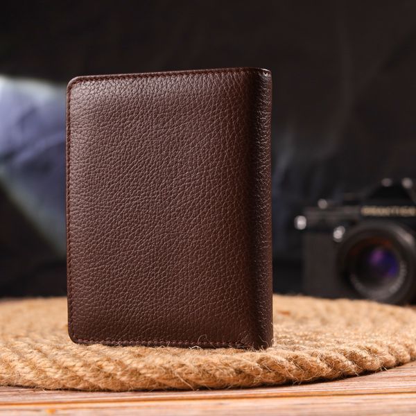 Women's vertical wallet made of genuine leather CANPELLINI 21679 Brown 21679 фото