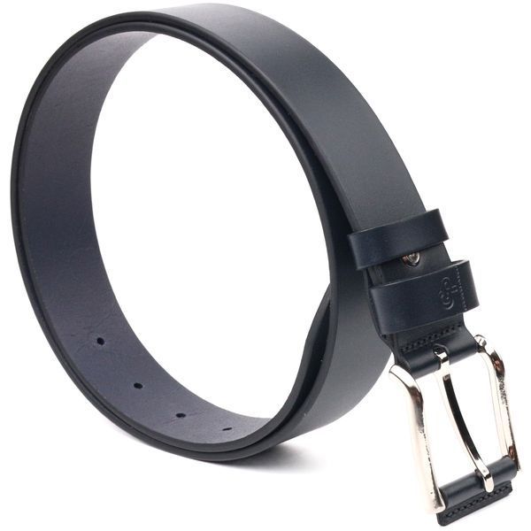 The perfect belt for men made of genuine leather Grande Pelle 21470 Blue 21470 фото