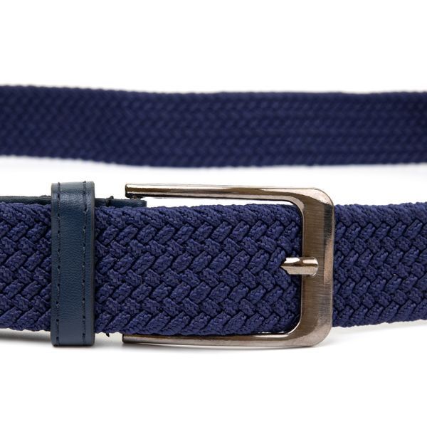 Textile men's belt classic Vintage 20524 Blue 20524 фото