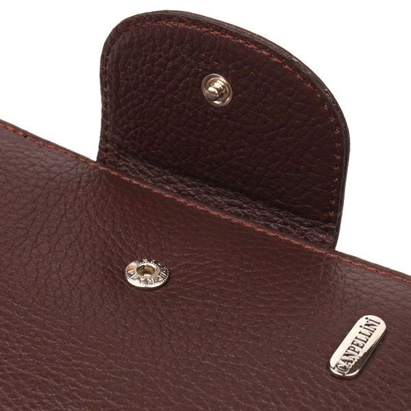 Women's vertical wallet made of genuine leather CANPELLINI 21679 Brown 21679 фото