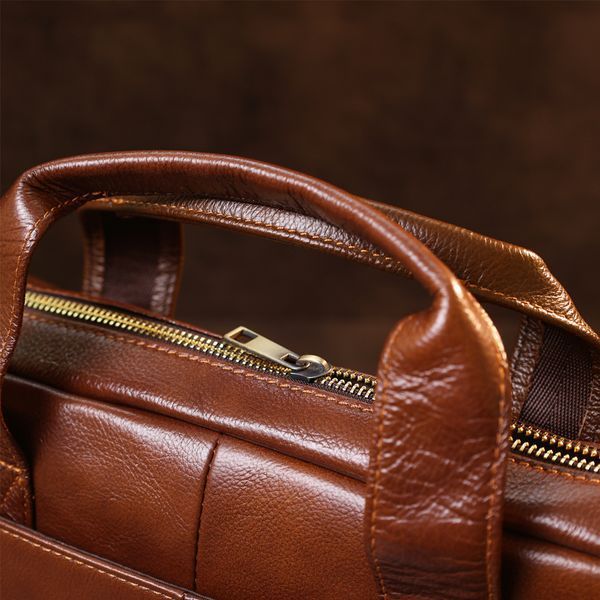 Leather men's laptop bag Vintage 20470 Brown 20470 фото