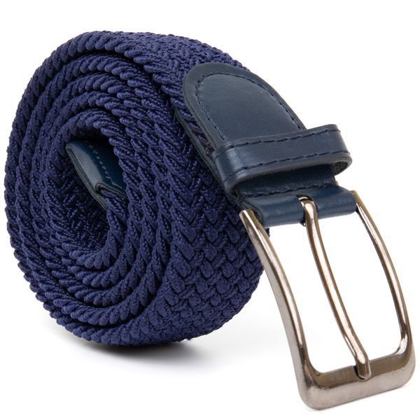 Textile men's belt classic Vintage 20524 Blue 20524 фото
