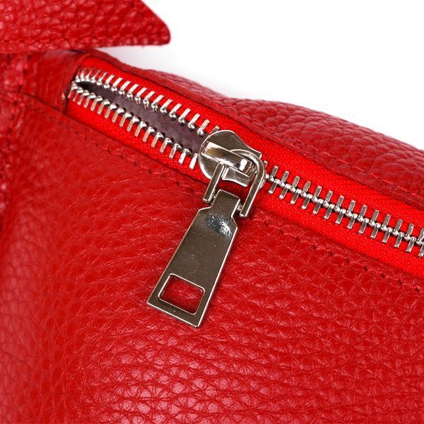 Жіноча шкіряна сумка на пояс Shvigel 16372 Червоний 16372 фото