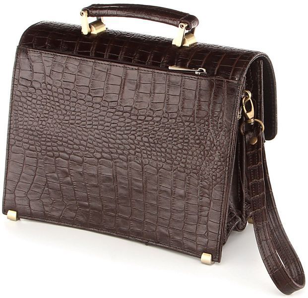 Purse SHVIGEL 00368 made of genuine leather Brown 00368 фото
