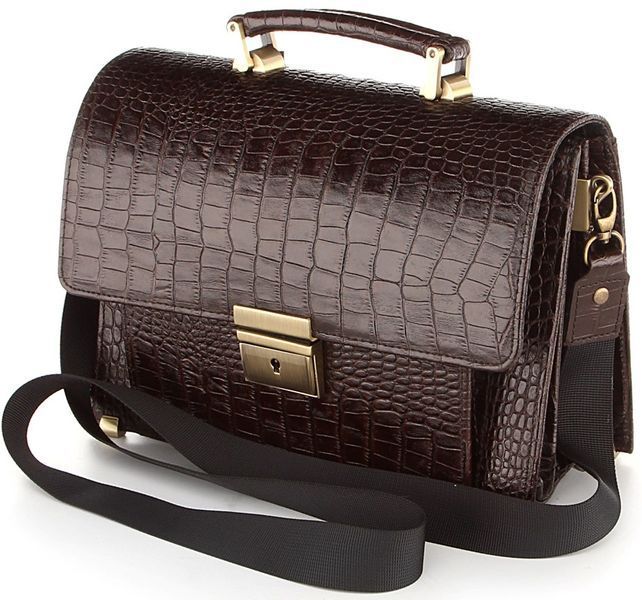 Purse SHVIGEL 00368 made of genuine leather Brown 00368 фото