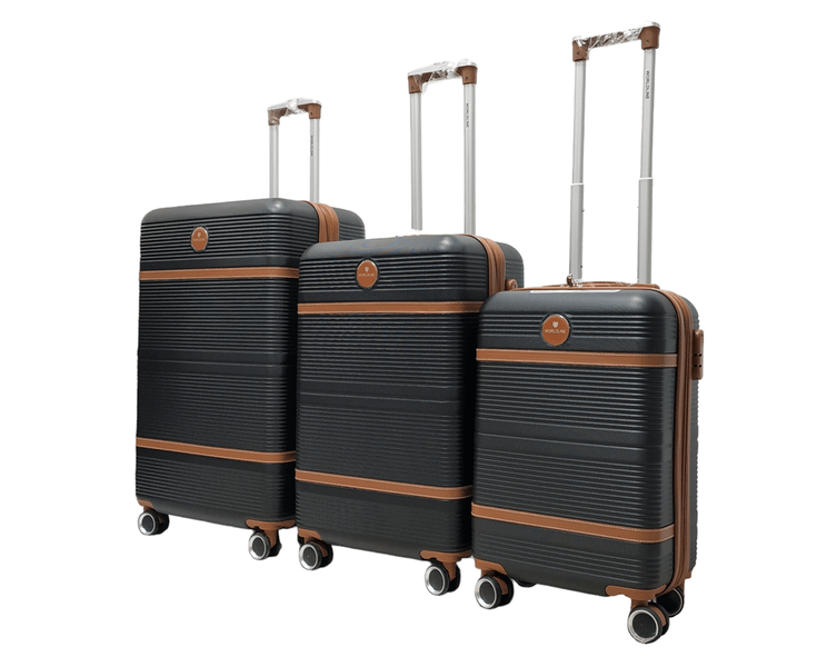 Suitcase Worldline Airtex 629 Black Suitcase set 629/54/68 фото