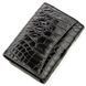 Гаманець чоловічий CROCODILE LEATHER 18573 з натуральної шкіри крокодила Чорний 18573 фото 2