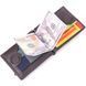 Reliable men's clip made of genuine leather KARYA 21417 Brown 21417 фото 4