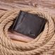Reliable men's clip made of genuine leather KARYA 21417 Brown 21417 фото 7