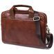 Leather men's laptop bag Vintage 20470 Brown 20470 фото 2