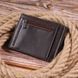 Reliable men's clip made of genuine leather KARYA 21417 Brown 21417 фото 8