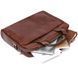 Leather men's laptop bag Vintage 20470 Brown 20470 фото 5