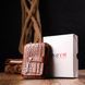 Small wallet made of genuine textured crocodile leather KARYA 20973 Brown 20973 фото 10