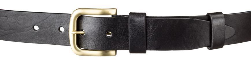 Men's belt SHVIGEL 15271 leather Black 15271 фото