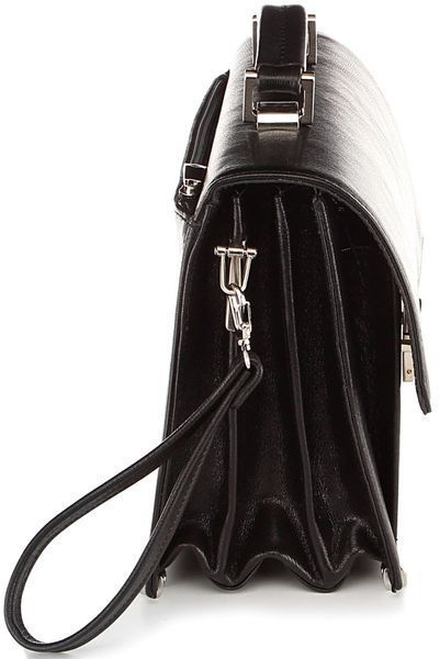 Purse SHVIGEL 00369 made of genuine leather Black 00369 фото