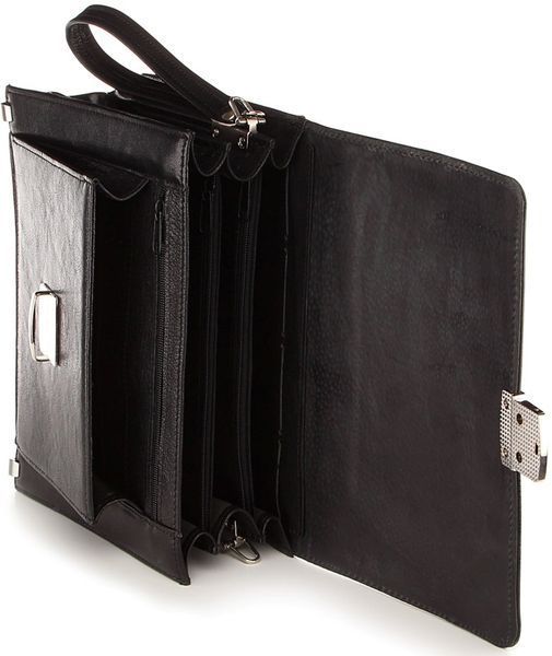 Purse SHVIGEL 00369 made of genuine leather Black 00369 фото