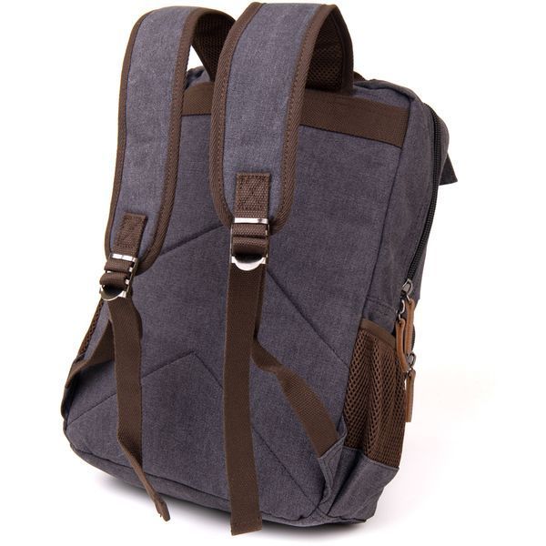 Unisex textile travel backpack Vintage 20617 Graphite 20617 фото