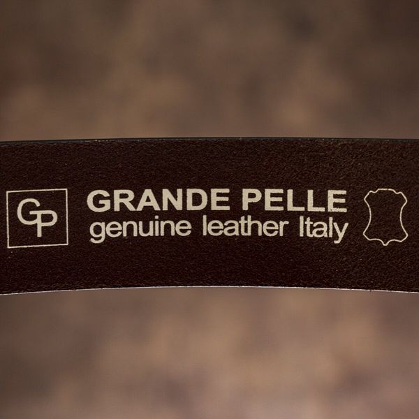 Ремень мужской под джинсы GRANDE PELLE 11256 Коричневый 11256 фото