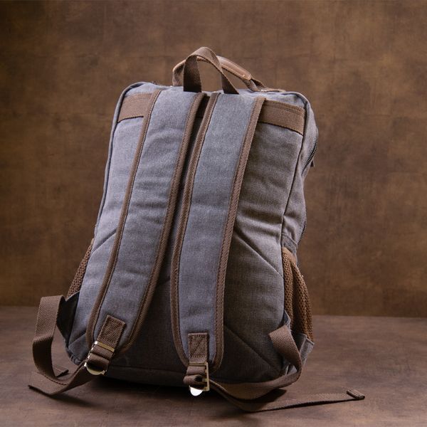 Unisex textile travel backpack Vintage 20617 Graphite 20617 фото