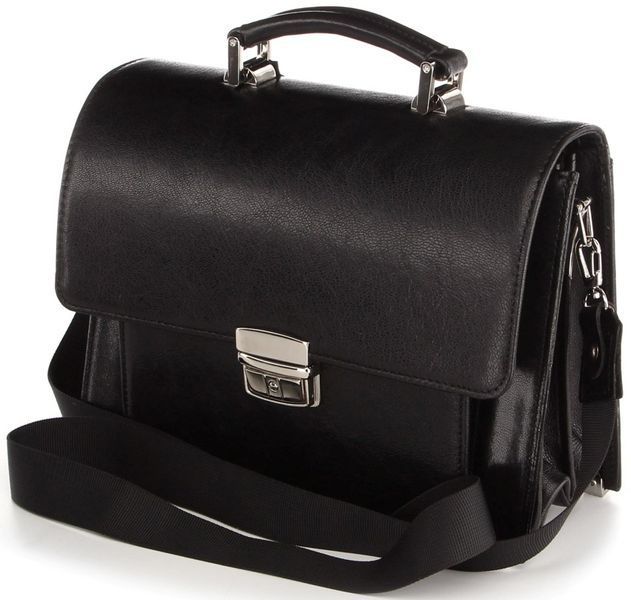 Purse SHVIGEL 00369 made of genuine leather Black 00369 фото