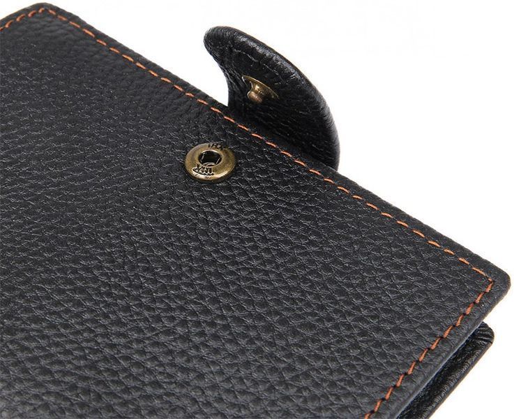 Men's wallet Vintage 14591 leather Black 14591 фото