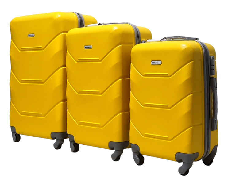 Suitcase Milano bag 147M Yellow Suitcase set 147M/63/68 фото