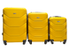 Suitcase Milano bag 147M Yellow Suitcase set 147M/63/68 фото 1