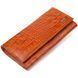 High-quality women's wallet with coin holder made of genuine textured leather CANPELLINI 21528 Red 21528 фото 1