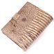 Beautiful wallet made of genuine textured leather KARYA 21041 Beige 21041 фото 2