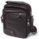 Practical men's leather shoulder bag Vintage 20458 Brown 20458 фото 1
