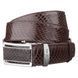 Automatic belt SNAKE LEATHER 18166 made of genuine cobra leather Brown 18166 фото 1