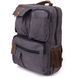 Unisex textile travel backpack Vintage 20617 Graphite 20617 фото 1