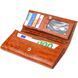 High-quality women's wallet with coin holder made of genuine textured leather CANPELLINI 21528 Red 21528 фото 3