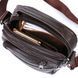 Practical men's leather shoulder bag Vintage 20458 Brown 20458 фото 4