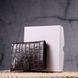 Compact men's wallet made of genuine leather with crocodile embossing KARYA 21386 Brown 21386 фото 10