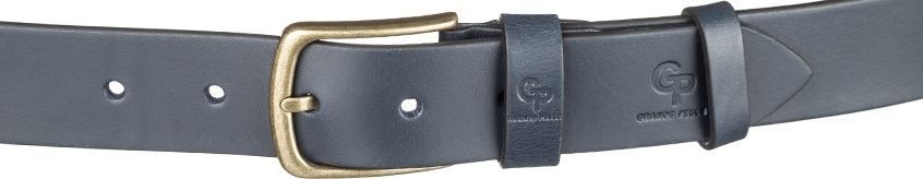 Men's belt Grande Pelle 11056 for jeans Blue 20581 фото